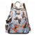 Anti-thief Feather Print Backpack