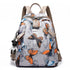 Anti-thief Feather Print Backpack