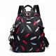 Anti-thief Feather Print Backpack