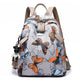 Anti-thief Feather Print Backpack