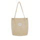 Solid Corduroy Shoulder Bags