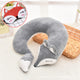 U Shape PP Cotton Neck Pillow