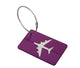 5pcs Aluminum Alloy Airplane Luggage Tag