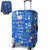 Thicker Blue City Luggage Cover Suitcase