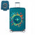 Thicker Blue City Luggage Cover Suitcase