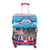 Thicker Blue City Luggage Cover Suitcase