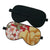 Floral Pattern Silk Eyeshade Mask