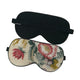 Floral Pattern Silk Eyeshade Mask
