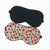 Floral Pattern Silk Eyeshade Mask
