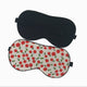 Floral Pattern Silk Eyeshade Mask