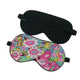 Floral Pattern Silk Eyeshade Mask
