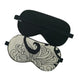 Floral Pattern Silk Eyeshade Mask