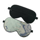 Floral Pattern Silk Eyeshade Mask