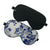 Floral Pattern Silk Eyeshade Mask