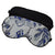 Floral Pattern Silk Eyeshade Mask